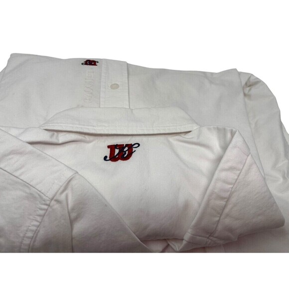 KITH x Wilson White Oxford Shirt Small Ludlow Button Down Men’s Size Logo - Picture 5 of 12